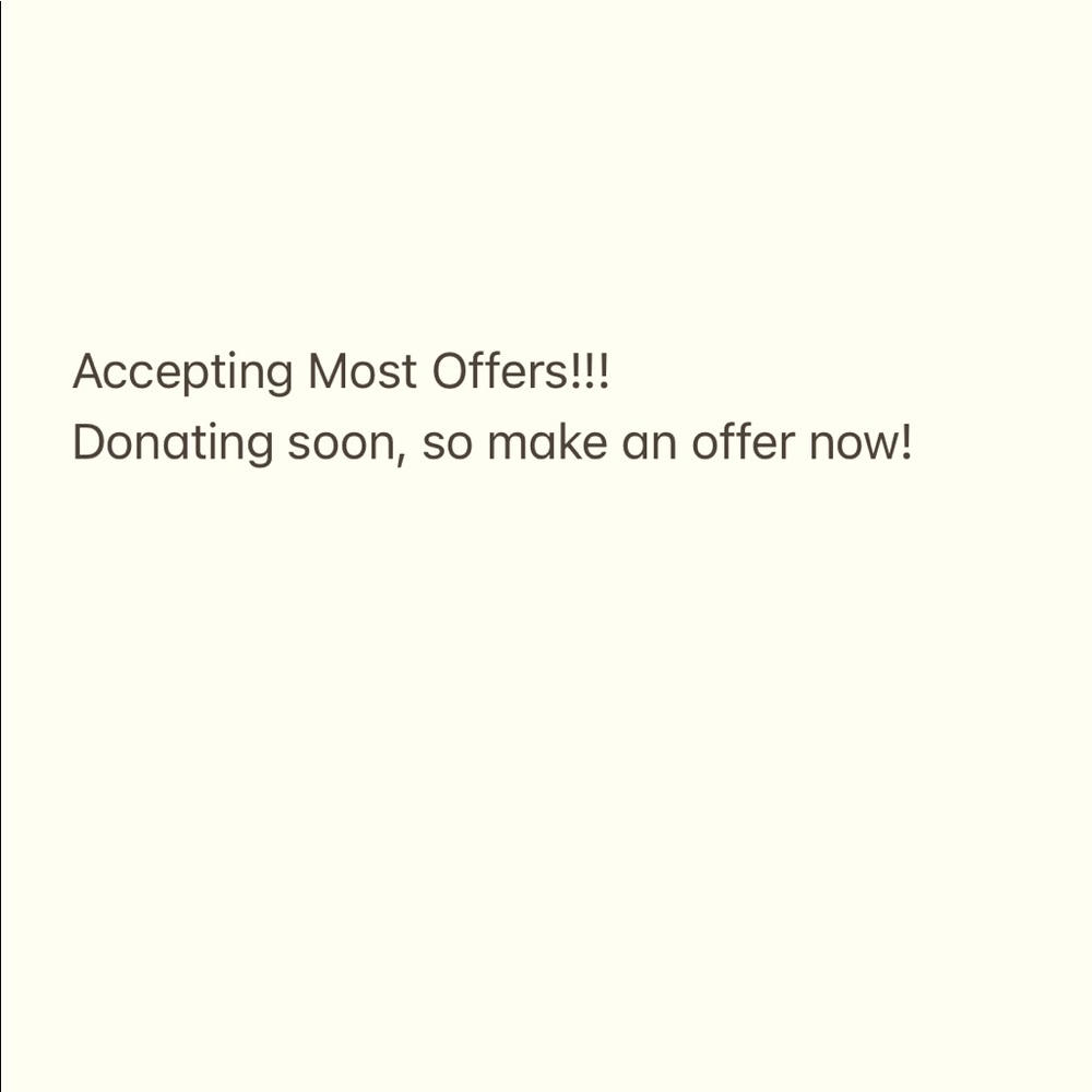 Accepting offers!